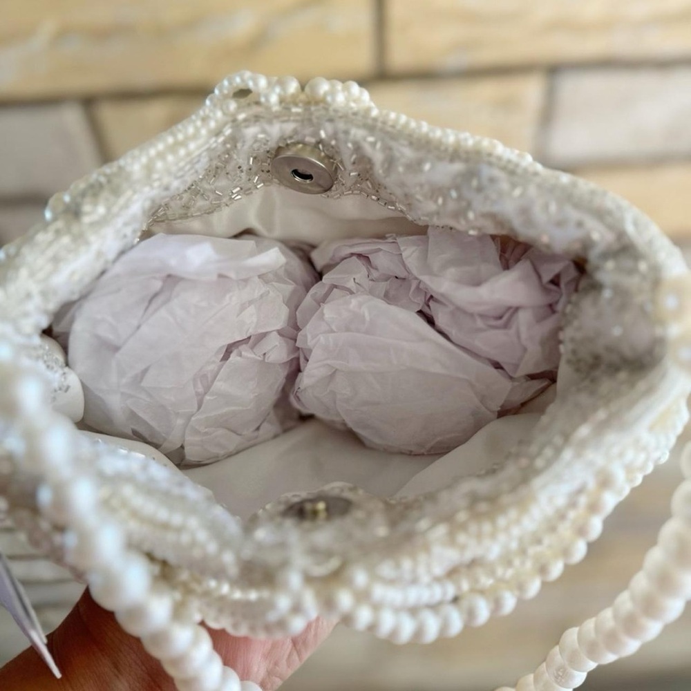 TJ Maxx Marshall’s viral Pearl Beaded Shoulder Bag with intricate detail - Picture 3 of 4